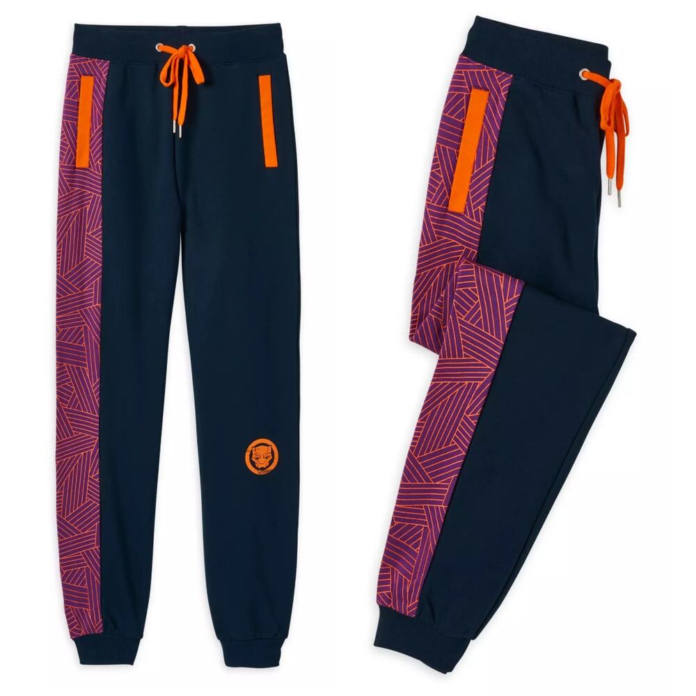 Disney | Marvel Black Panther World of Wakanda Navy & Orange Jogger Sweatpants
